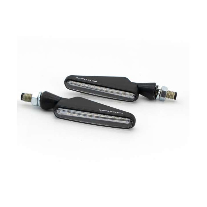 Barracuda SQB-LED BASIC sequential motorcycle turn signals Black