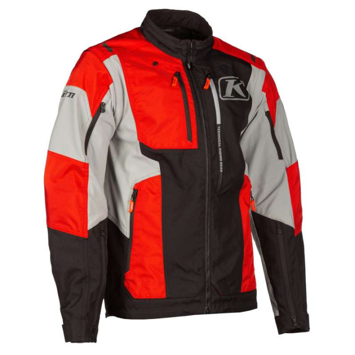 Enduro Jacket Klim DAKAR JACKET 2023 Monument Gray - Redrock
