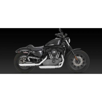 Vance &amp- Hines TWIN SLASH muffler (16839) Harley SPORTSTER 04-13