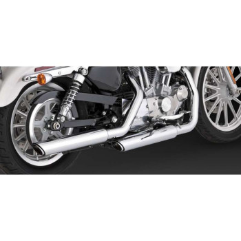 Vance &amp- Hines TWIN SLASH muffler (16839) Harley SPORTSTER 04-13