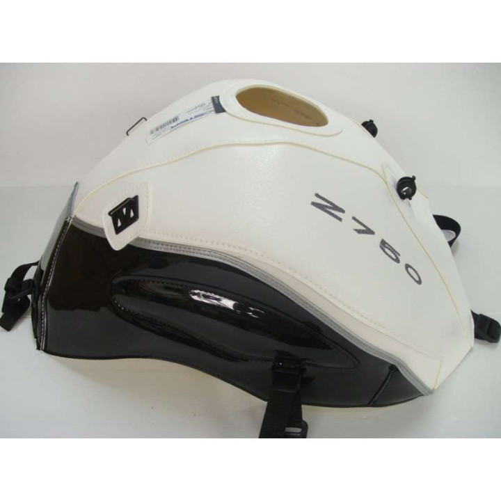 Bagster high-gloss white/black tank mat (1545LI) Kawasaki Z750 (Bagster special series)