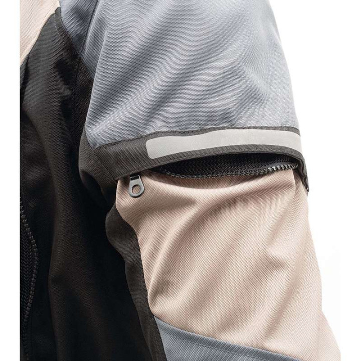 Veste moto T.UR WAYPOINT HYDROSCUD Sable/Gris