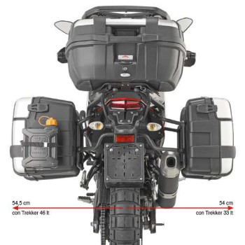 Support valises Givi MONOKEY (PLO2145MK) Yamaha TÉNÉRÉ 700 Support valises Givi MONOKEY (PLO2145MK) Yamaha TÉNÉRÉ 700