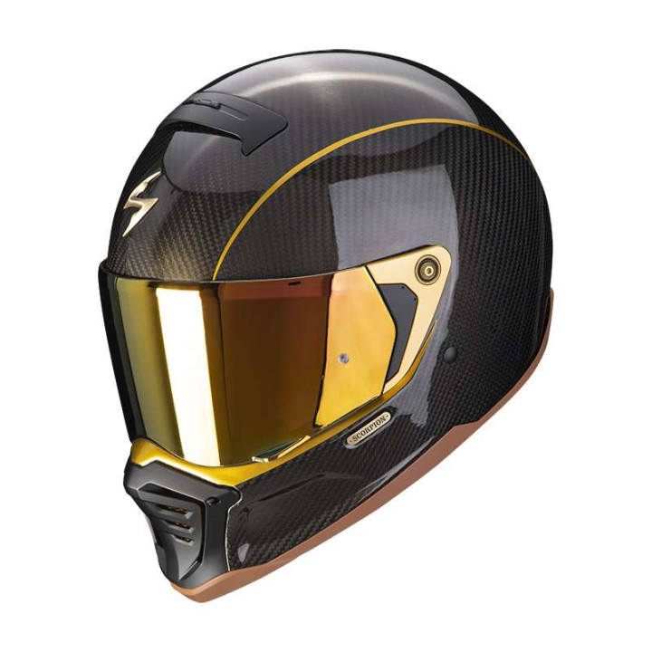 Casque Scorpion EXO-HX1 CARBON SE NOIR / OR