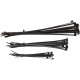 Colliers rilsans nylon 30pcs Moose Racing Noir