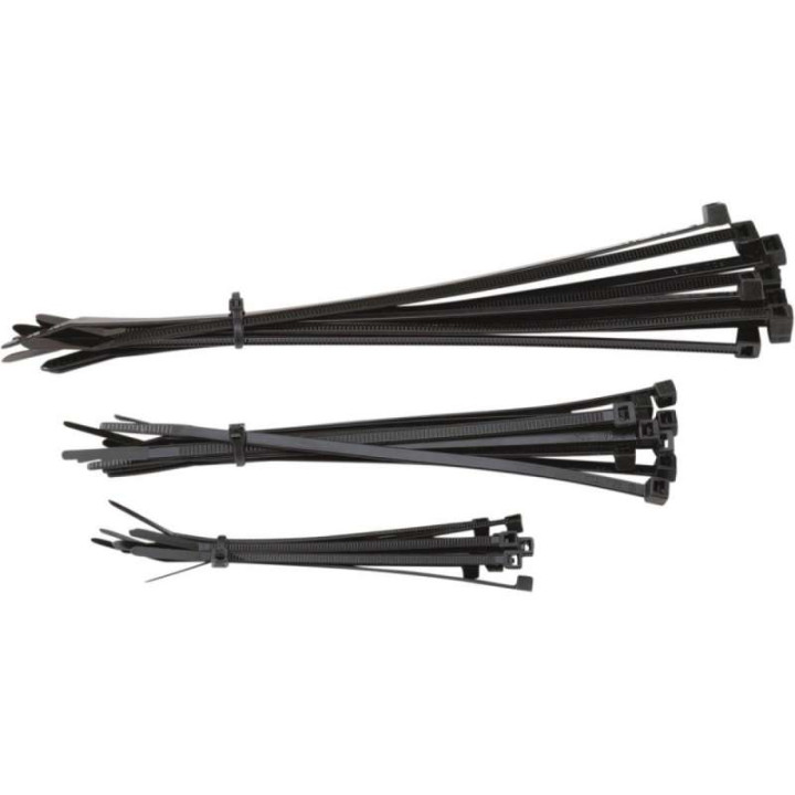 Colliers rilsans nylon 30pcs Moose Racing Noir