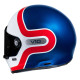 Casque moto HJC V10 GRAPE BLEU/BLANC/ROUGE