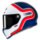 Casque moto HJC V10 GRAPE BLEU/BLANC/ROUGE