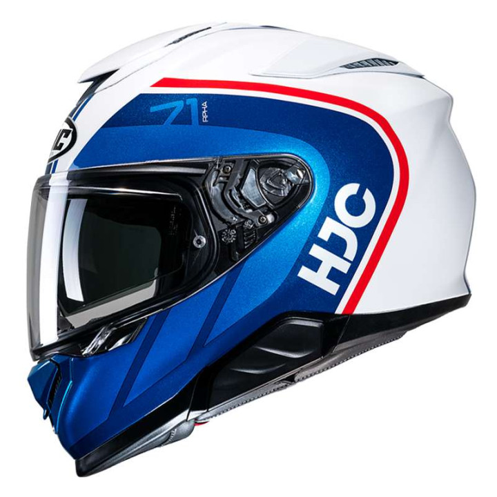 Motorcycle helmet HJC RPHA 71 MAPOS BLUE/BLANC/RED