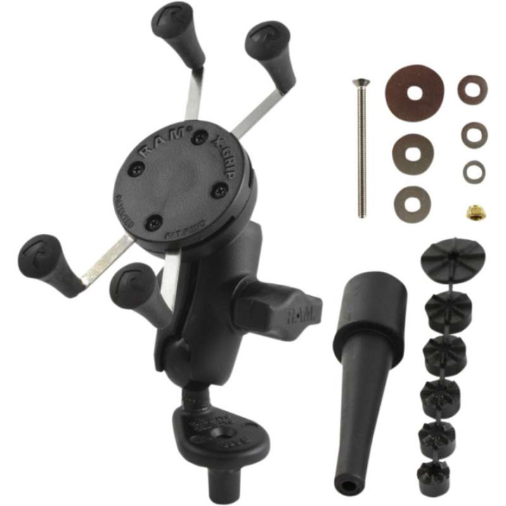 Support complet RAM MOUNT X-GRIP colonne de direction - RAM-B-176-A-UN7