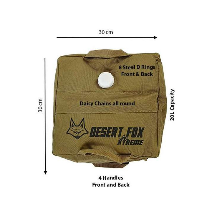Jerrican souple quad/ssv Desert Fox XTREME 20 litres