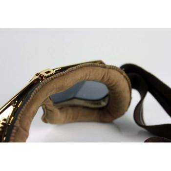 Lunettes vintage Nannini CUSTOM Marron/Or, verres fumés