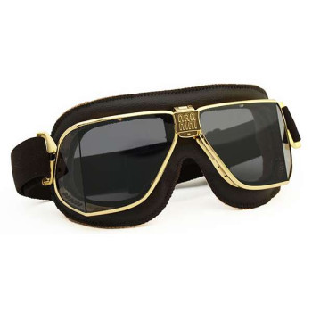 Lunettes vintage Nannini CUSTOM Marron/Or, verres fumés