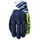 Gants moto cross Five E3 EVO Jaune/Bleu