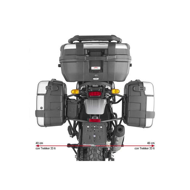 Support valises Givi MONOKEY (PL9054) Royal Enfield Himalayan Support valises Givi MONOKEY (PL9054) Royal Enfield Himalayan