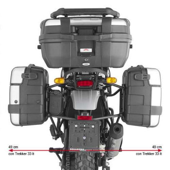 Support valises Givi MONOKEY (PL9054) Royal Enfield Himalayan Support valises Givi MONOKEY (PL9054) Royal Enfield Himalayan