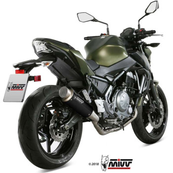 Ligne complète Mivv GP PRO Inox noir (K.044.LXBP) Kawasaki Z650 Ligne complète Mivv GP PRO Inox noir (K.044.LXBP) Kawasaki Z650