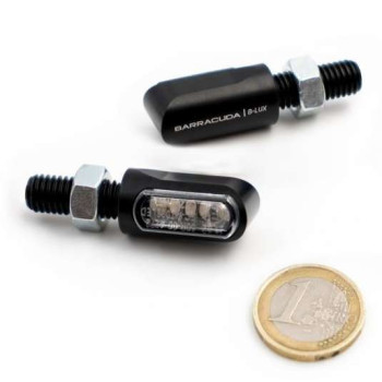 Clignotants moto leds Barracuda M-LED B-LUX  Clignotants moto leds Barracuda M-LED B-LUX
