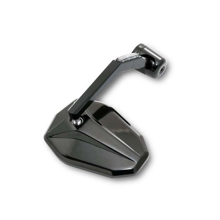 HIGHSIDER VICTORY Handlebar end mirror + turn signal Black