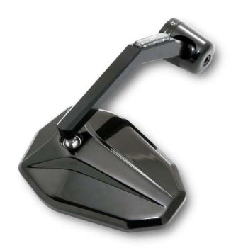 HIGHSIDER VICTORY Handlebar end mirror + turn signal Black
