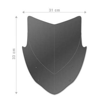 Saute-vent Barracuda AEROSPORT Kawasaki Z900 2020