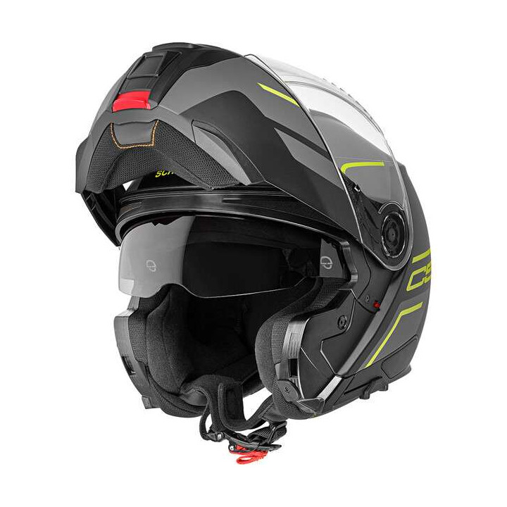 Casque moto modulable Schuberth C5 Master Jaune