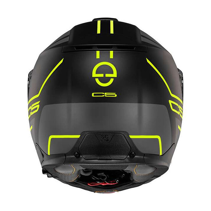 Casque moto modulable Schuberth C5 Master Jaune