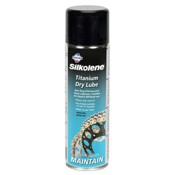 Lubrifiant chaîne Silkolene Titanium Dry Lube 500ml Lubrifiant chaîne Silkolene Titanium Dry Lube 500ml