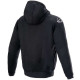 Alpinestars CHROME IGNITION motorcycle sweatshirt Black/Red Fluo