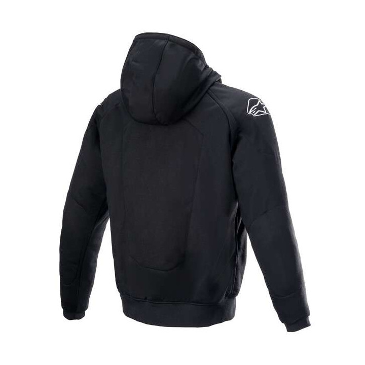 Alpinestars CHROME IGNITION motorcycle sweatshirt Black/Red Fluo