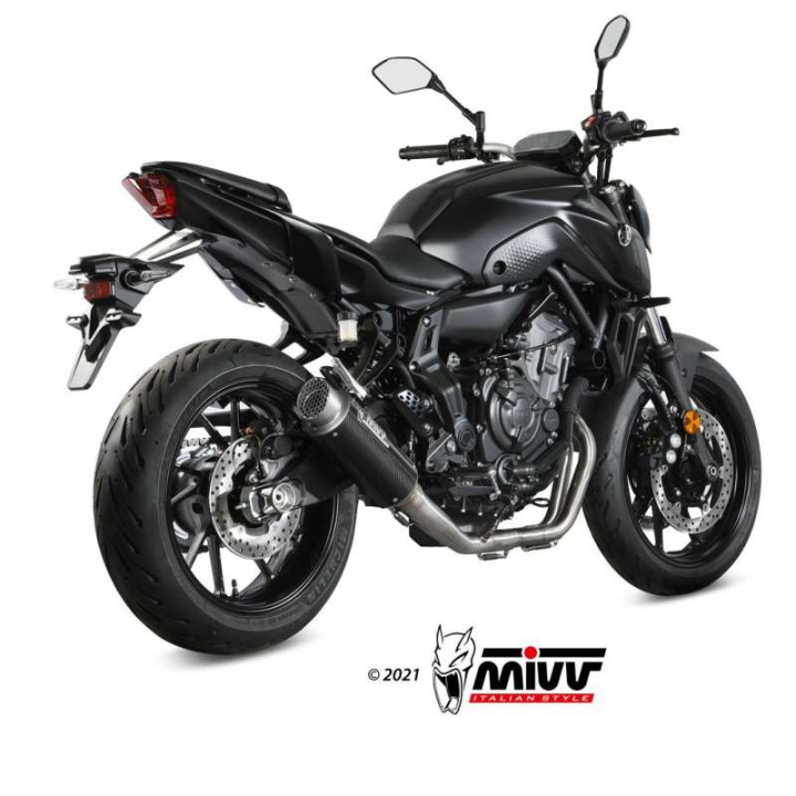 Complete line Mivv GP PRO Carbon (Y.065.L2P) MT-07 21- Complete line Mivv GP PRO Carbon (Y.065.L2P) MT-07 21-