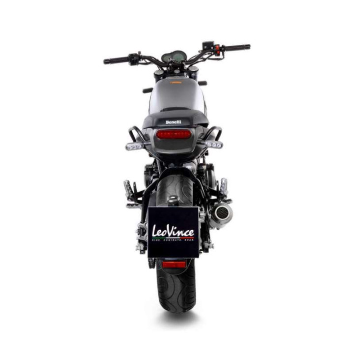 Silencieux homologué LeoVince LV-10 Inox (15226) Benelli Leoncino/Trail 500