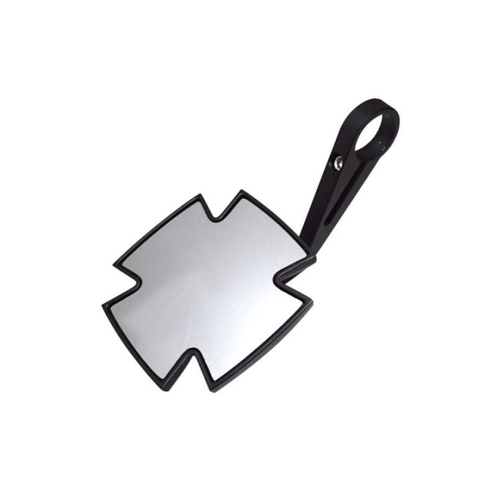 Handlebar mirror HIGHSIDER IRON CROSS BLACK
