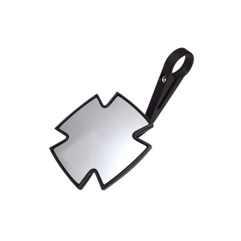 Handlebar mirror HIGHSIDER IRON CROSS BLACK