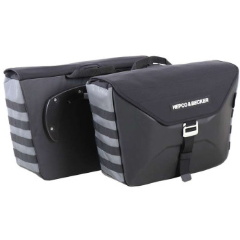 Sacoches cavalières moto Hepco & Becker X-TRAVEL 50 litres (C-BOW)