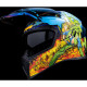 Casque moto Icon AIRFLITE BUGOID BLITZ BLUE