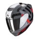 Casque Scorpion EXO-391 AROK GRIS / ROUGE / NOIR