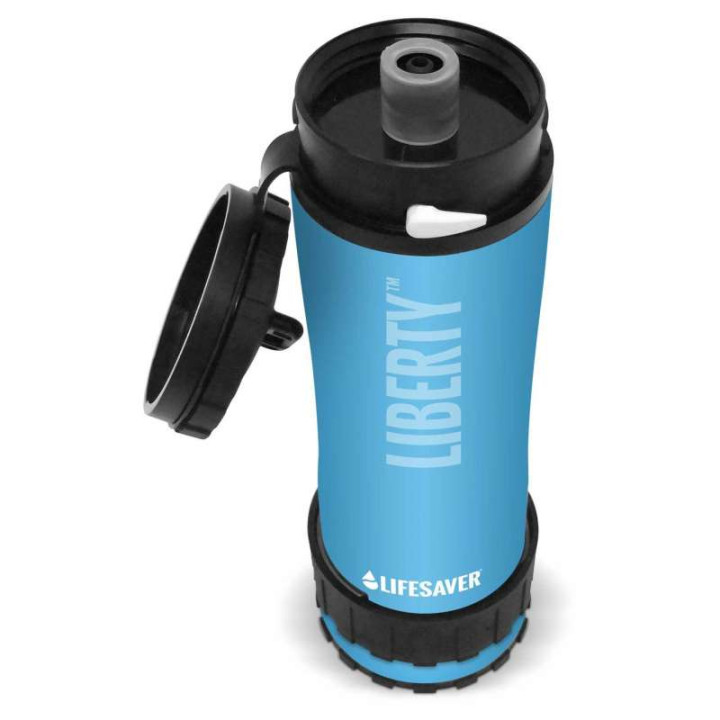 Gourde filtrante Lifesaver LIBERTY Blue