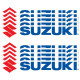 Set of x10 D'COR Suzuki sticker sheets