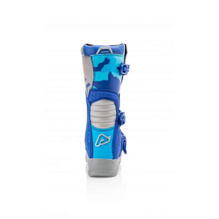 Acerbis X-TEAM KID BLEU/GRIS children's motocross boots