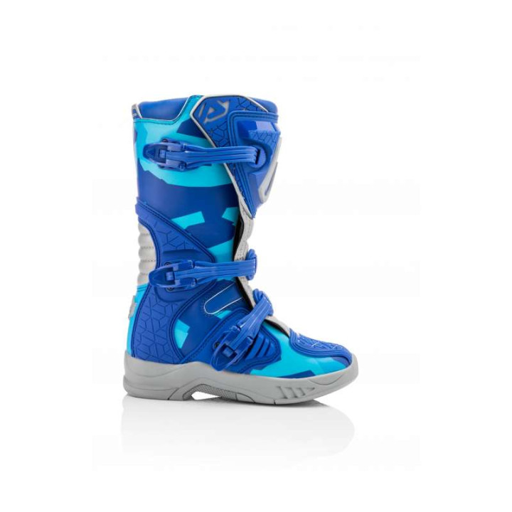 Acerbis X-TEAM KID BLEU/GRIS children's motocross boots