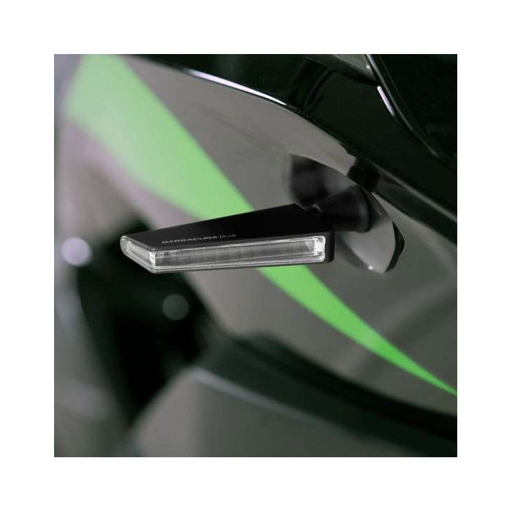 Clignotants moto séquentiels Barracuda SQ-LED B-LUX Noir