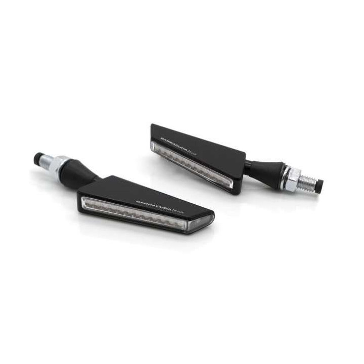 Clignotants moto séquentiels Barracuda SQ-LED B-LUX Noir