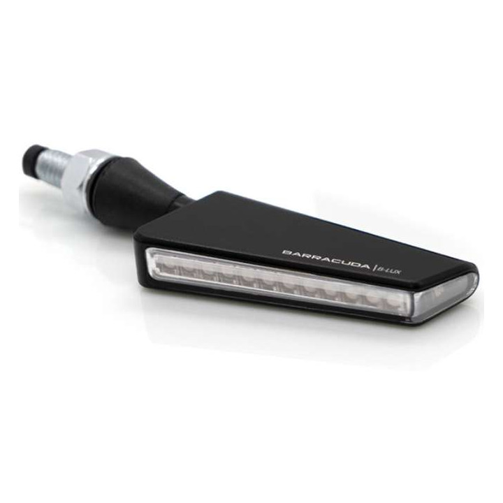Clignotants moto séquentiels Barracuda SQ-LED B-LUX Noir