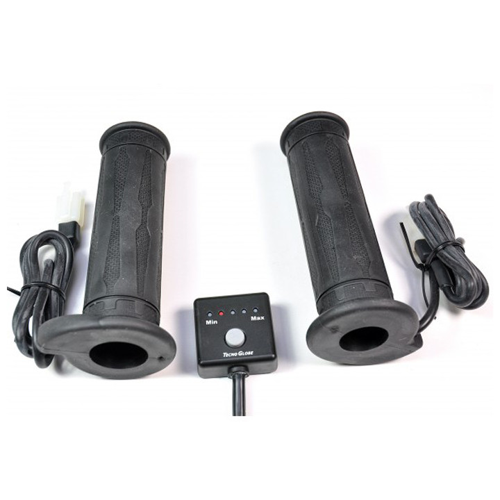 Poignées chauffantes moto Tecnoglobe LUXE 120/22mm
