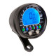 Vintage led motorcycle meter Acewell 2853 Black