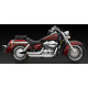 Échappement Vance & Hines SHORTSHOTS chromé Honda 750 Shadow Aero/Spirit