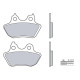 Plaquettes de frein sinter BREMBO 07HD18SP