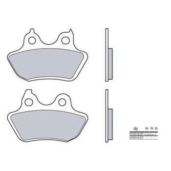 Plaquettes de frein sinter BREMBO 07HD18SP