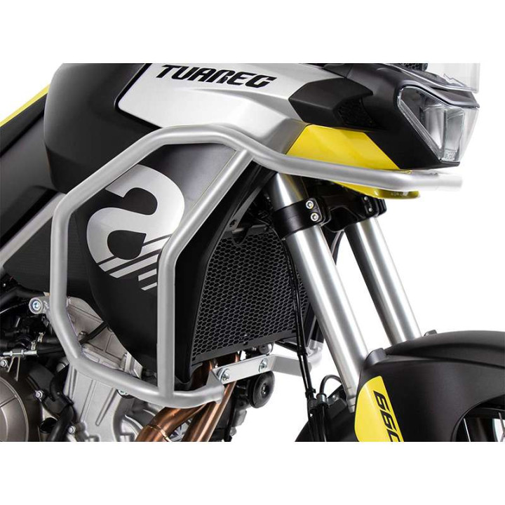 Hepco Becker Aprilia TUAREG 660 Silver Bumpers